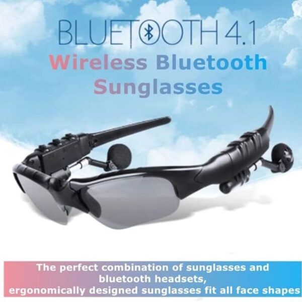 Anteojos De Sol Moto Bicileta Auricular Bluetooth - Image 3