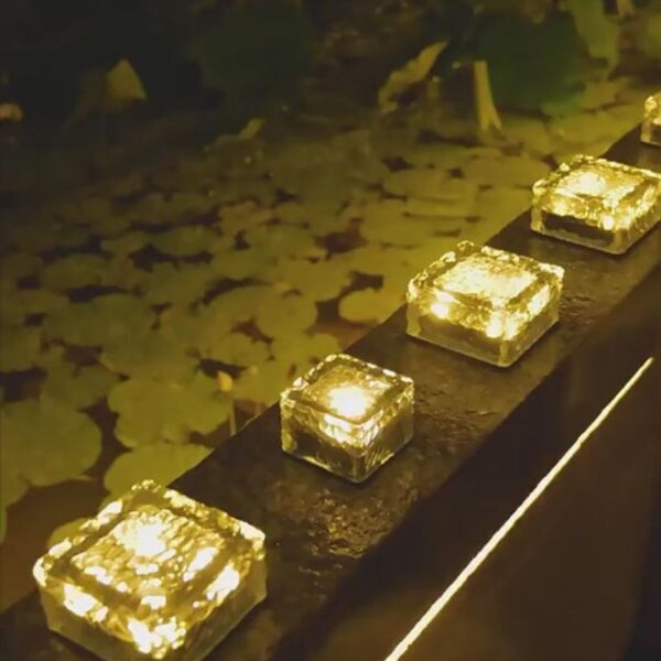 Luz Solar Decoración Jardin -- "Cubo Hielo" Pack × 3 - Image 18