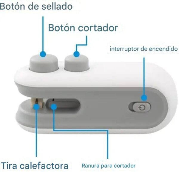 Mini Sellador Bolsa 2En1 Recargable COMBO X2U. - Image 14