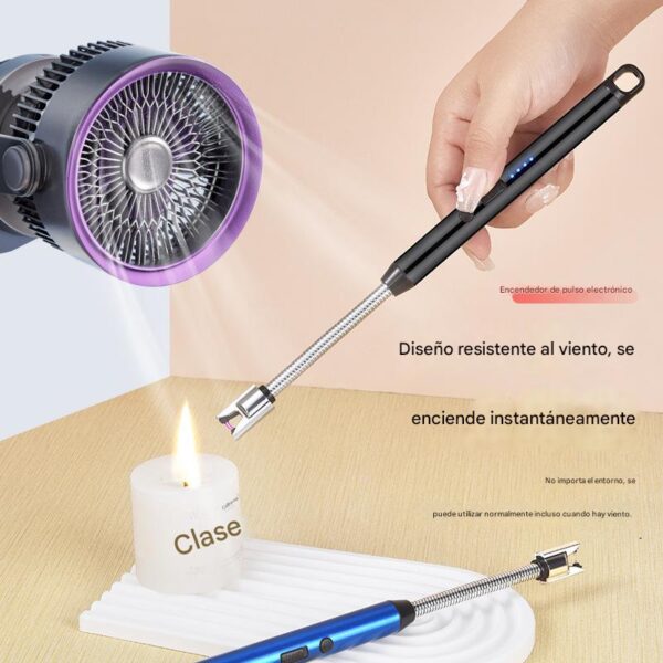Encendedor Electrónico Recargable USB combo x3Unidades - Image 8