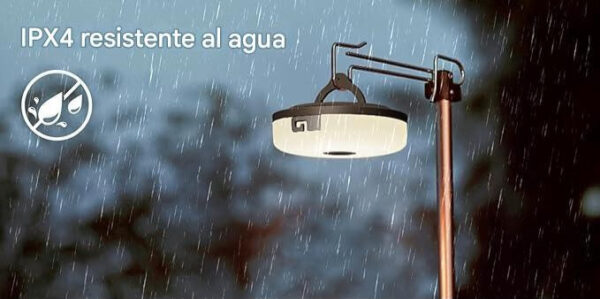 Lámpara LED Guirnalda Camping Recargable 10m - Image 4