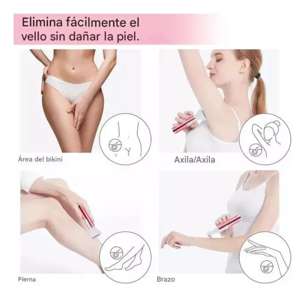 Depiladora Afeitadora Electric Mujer 5en1 Portatil Multi-usos - Image 4