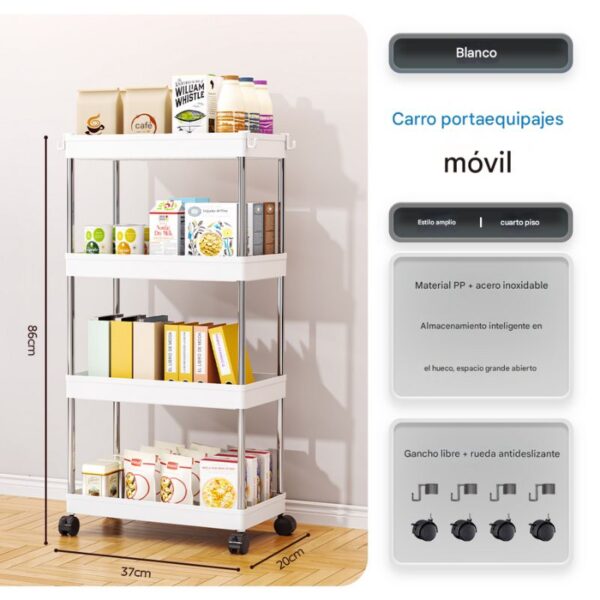 Organizador de 4 Niveles Blanco – Versión Ancha y Estrecha - Image 16