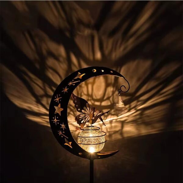 Estaca Luz Solar Decorativa Exterior - Modelo "Hada Lunar" - Image 9