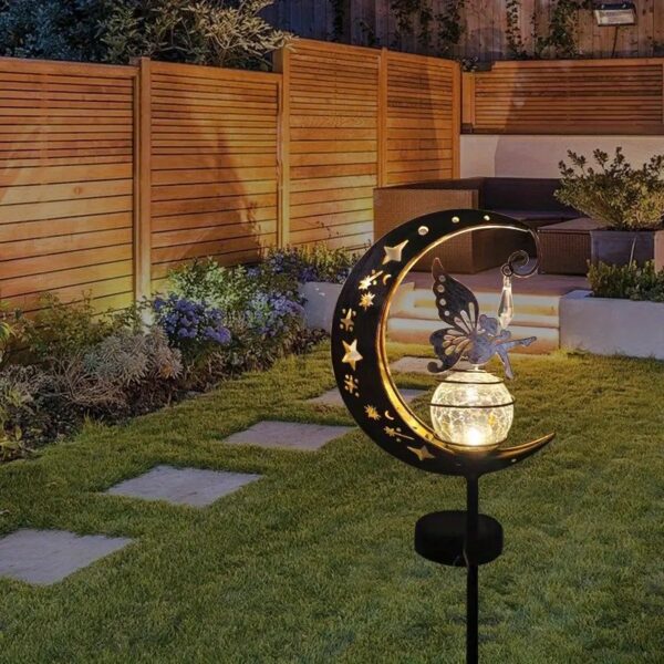 Estaca Luz Solar Decorativa Exterior - Modelo "Hada Lunar" - Image 8