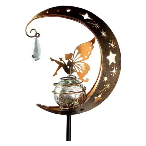 Estaca Luz Solar Decorativa Exterior - Modelo "Hada Lunar" - Image 10