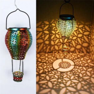 Estaca Luz Solar Decorativa para Jardín - Modelo “Globo de Colores”