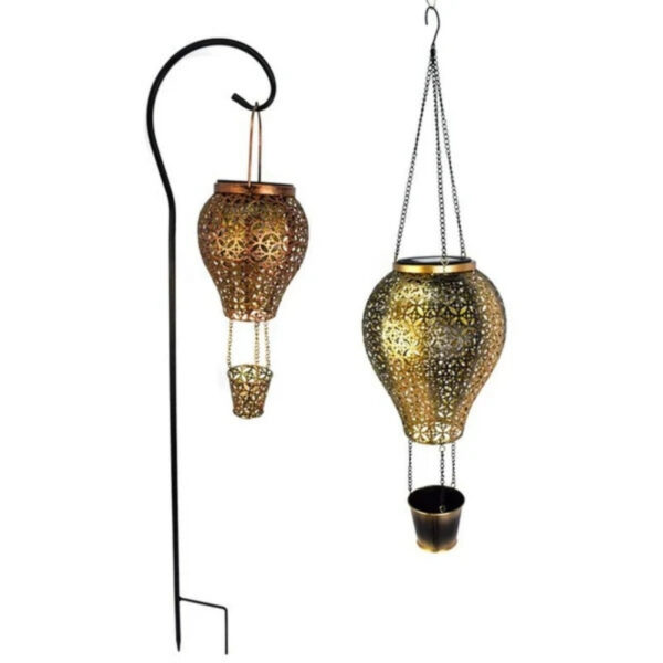 Estaca Luz Solar Decorativa para Jardín - Modelo “Globo Dorado” - Image 3