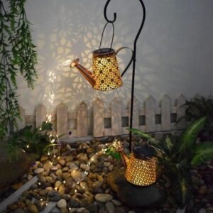 Estaca Luz Solar Decorativa Exterior - Modelo “Regadera Trapezoidal”