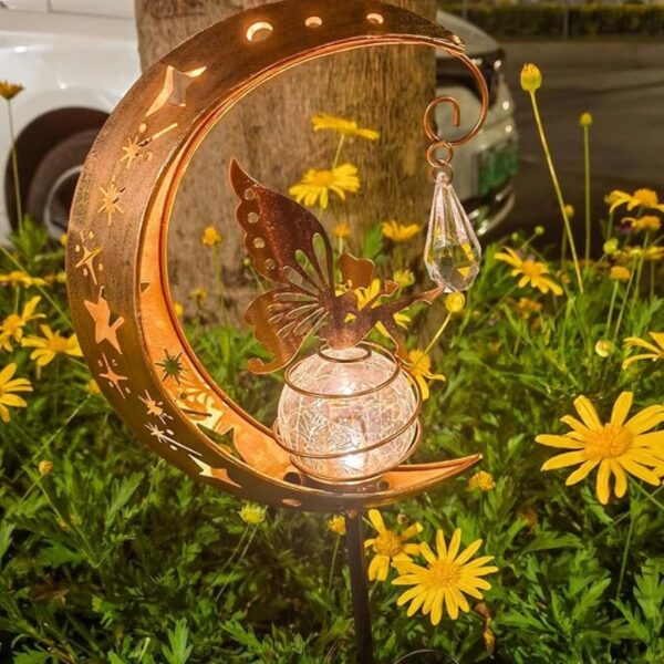 Estaca Luz Solar Decorativa Exterior - Modelo "Hada Lunar" - Image 4
