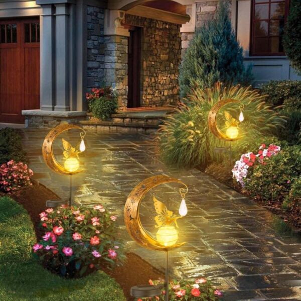 Estaca Luz Solar Decorativa Exterior - Modelo "Hada Lunar" - Image 2