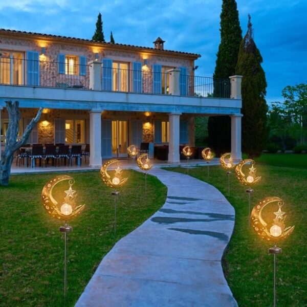 Estaca Luz Solar Decorativa Exterior - Modelo "Hada Lunar Estrella" - Image 5