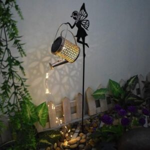 Estaca Luz Solar Decorativa Exterior - Modelo “Hada Regadera”