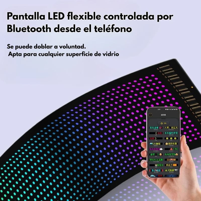 Cartel Panel Flexible LED para Autos y Camiones - Image 5