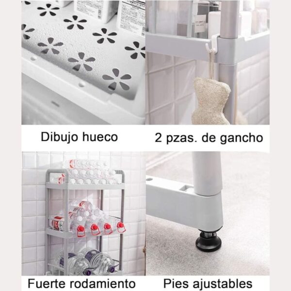 Organizador de Baño Sobre Inodoro 3 Niveles con Gancho – Orden y Practicidad - Image 11