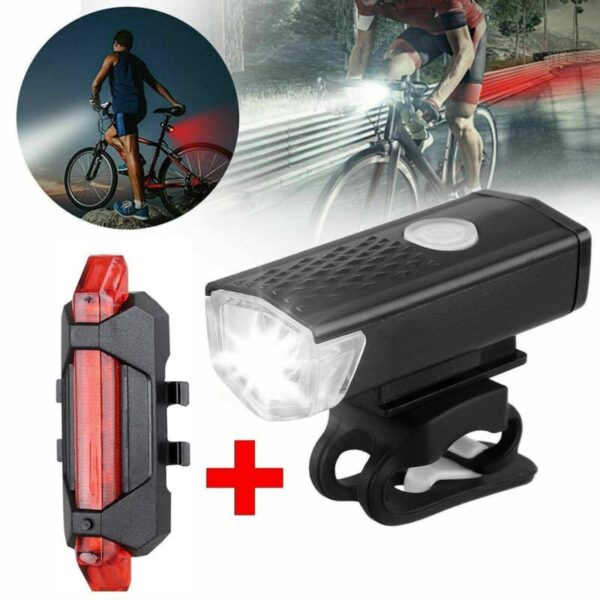 Kit Luces LED Bicicleta USB Delantera y Trasera | Impermeable y Recargable - Image 13