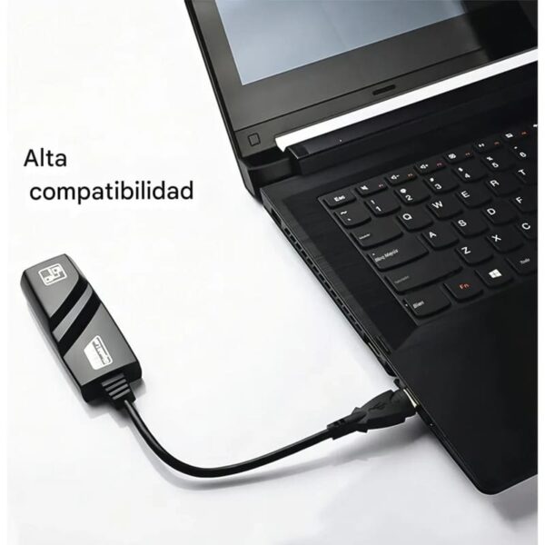 Adaptador de Red USB C a Ethernet RJ45 10/100/1000 Mbps | Conexión estable y rápida para laptops, MacBook, TV Box y más | Plug & Play | Alta compatibilidad - Image 5