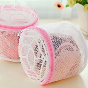 Bolsa Cilíndrica de Malla Doble para Lavado de Ropa Delicada