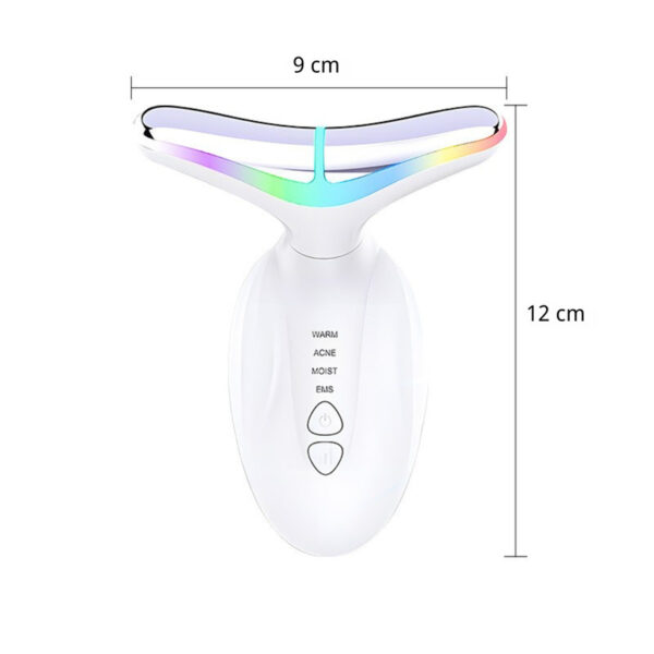 Masajeador Antienvejecimiento Facial Cuello Lifting EMS D836 Blanco - Image 2