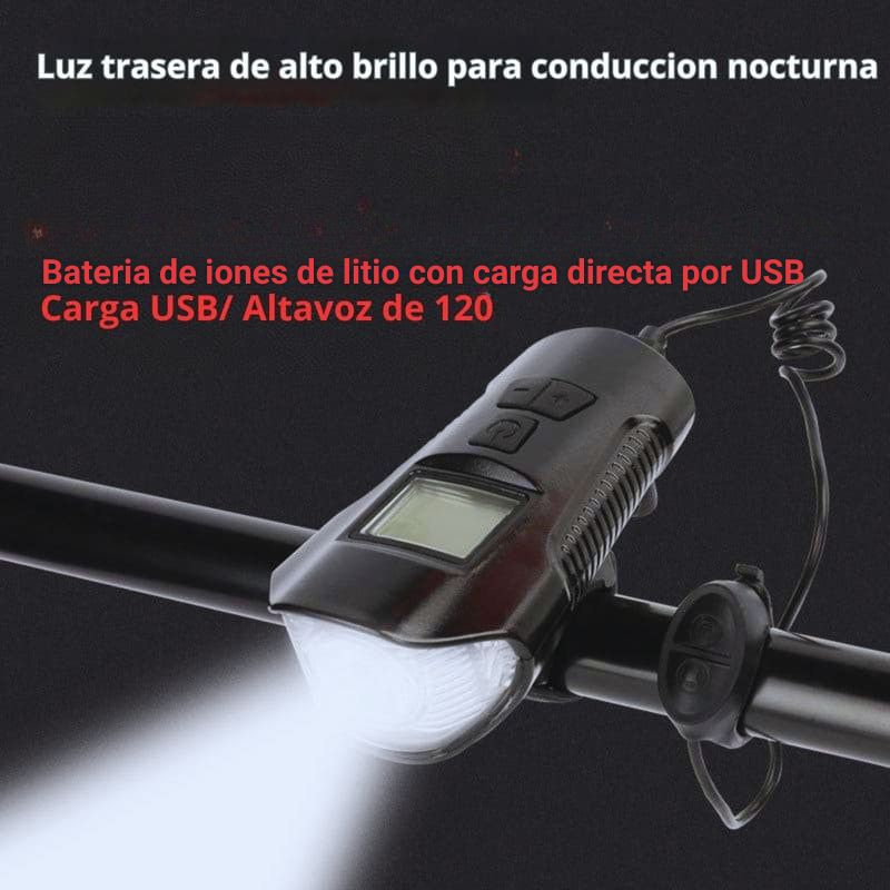 Luz Led Bicicleta | Bocina y Velocímetro - Image 3