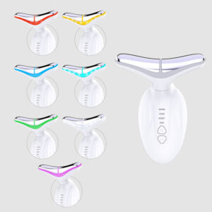 Masajeador Antienvejecimiento Facial Cuello Lifting EMS D836 Blanco