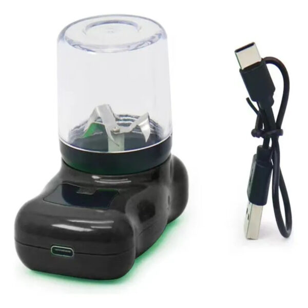Picador de Tabaco y Hierbas Eléctrico – Grinder con Carga Tipo C, Multicolor - Image 3