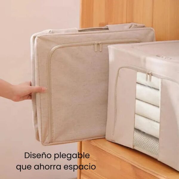Caja Organizadora De Ropa Plegable Con Ventana Frontal Y Cierre | Almacenamiento Ropa, Toallas Y Sábanas - Image 7