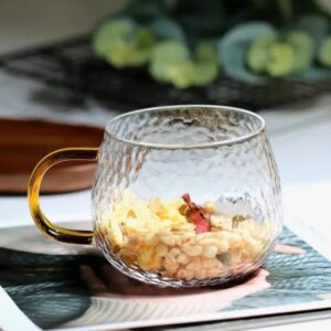 Taza de Vidrio Texturada 450ml