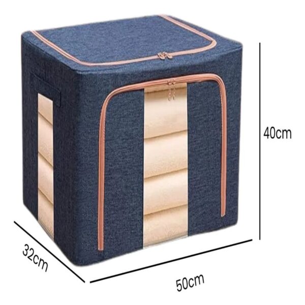 Caja Organizadora De Ropa Plegable Con Ventana Frontal Y Cierre | Almacenamiento Ropa, Toallas Y Sábanas - Image 2