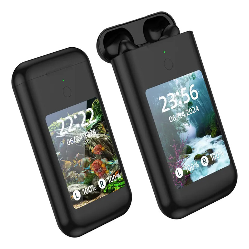 Auriculares Bluetooth Multifuncional 3 En 1 Con Pantalla 2.8