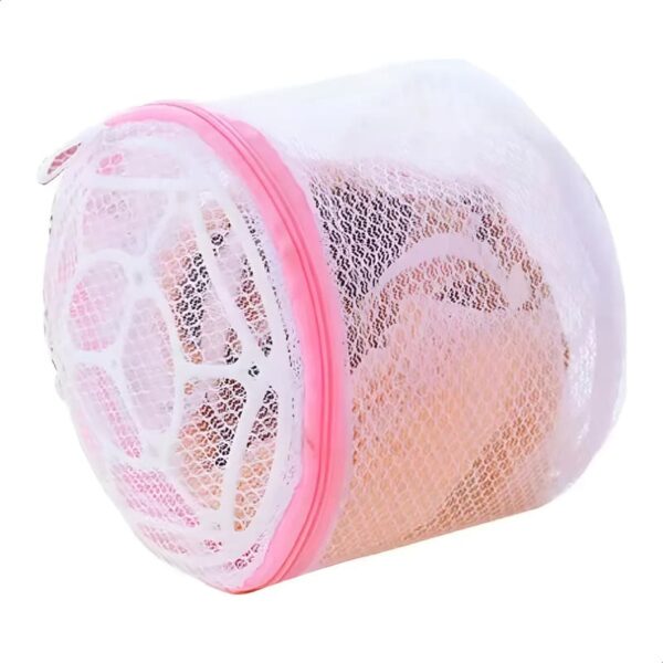 Bolsa Cilíndrica de Malla Doble para Lavado de Ropa Delicada - Image 9