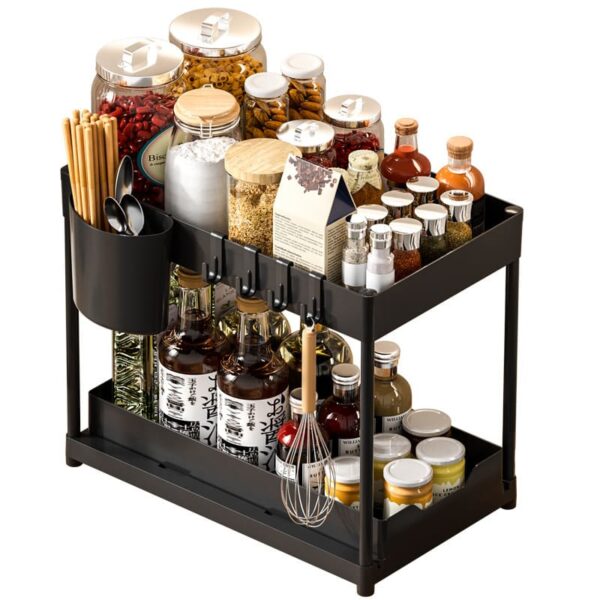 Organizador De Condimentos y Especias Cocina con Cajón Extraíble | Multiuso para Cocina, Baño o Escritorio