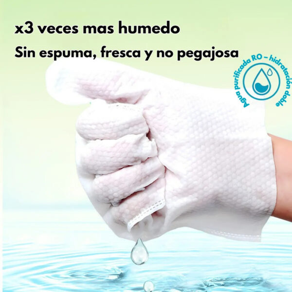 Guantes Toallitas Húmedas para Gatos y Perros x5 | Limpieza Rápida y Fácil - Image 2