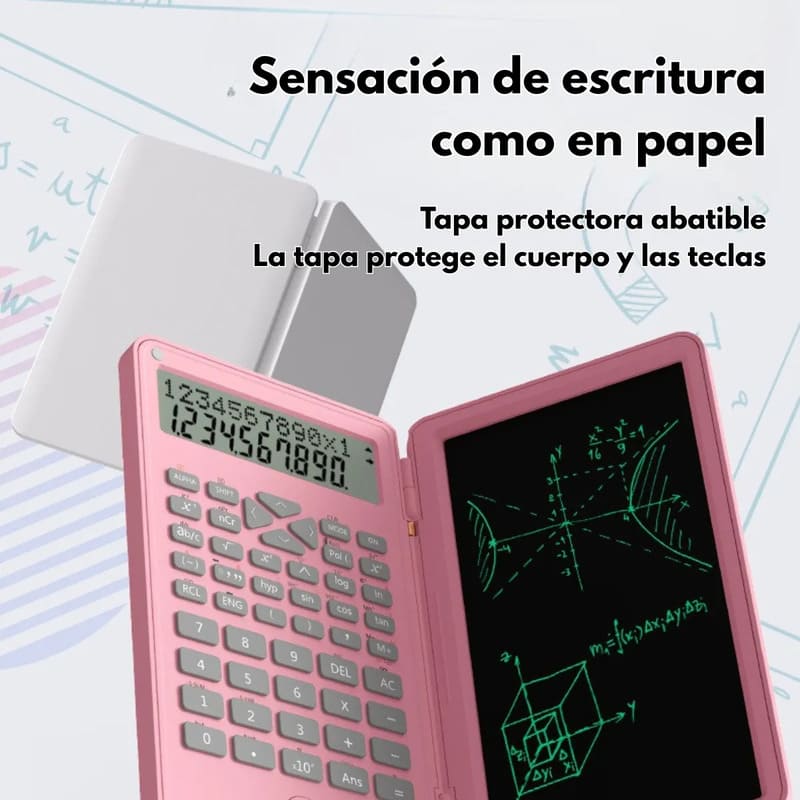 Calculadora Científica con Pizarra LCD | Plegable y Portátil - Image 3