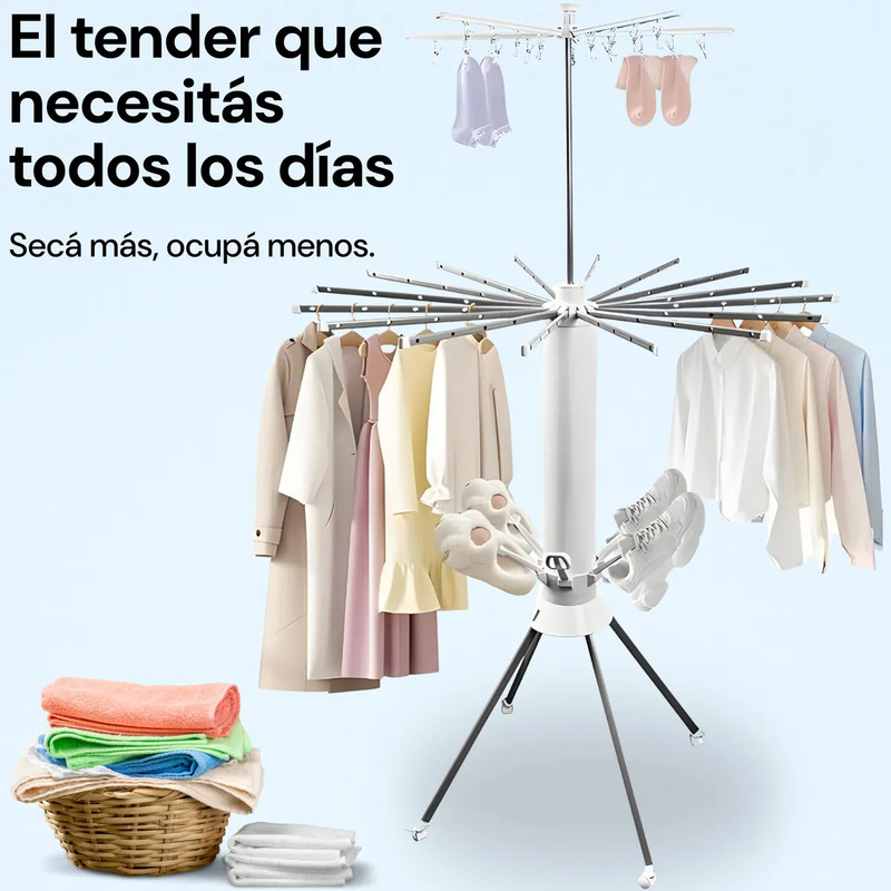 Tendedero plegable trípode - Image 6