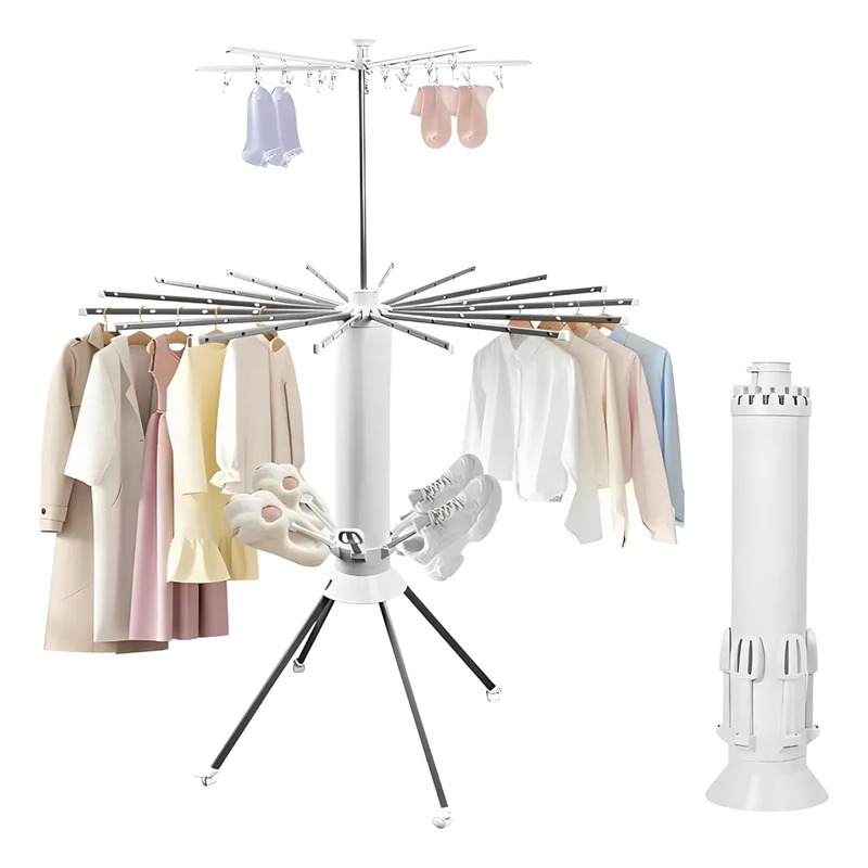 Tendedero plegable trípode