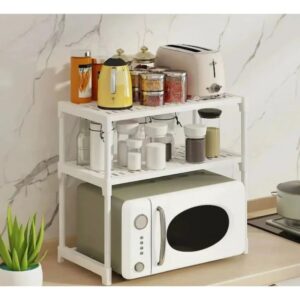 Organizador para cocina sobre microondas 2 niveles