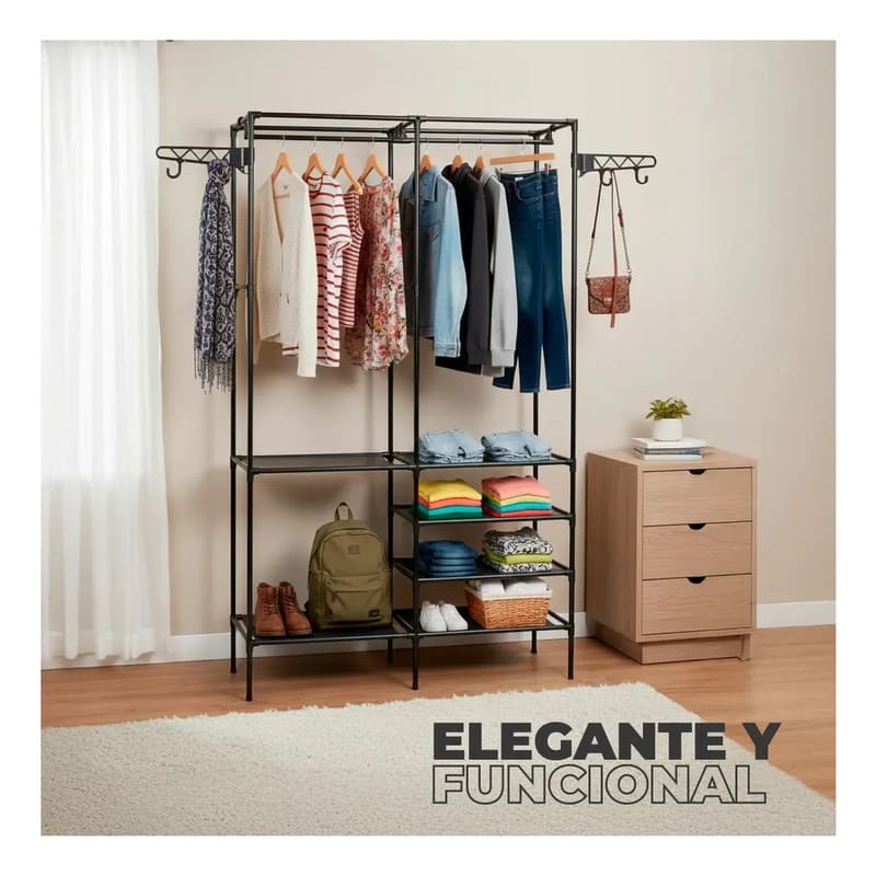 Perchero organizador 2 filas - Image 3